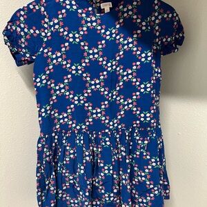 Gymboree Blue Floral Dress | Girls Size 8 | Cute & Comfy